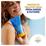 Nivea Protect & Moisture Ultra Sun Cream Lotion Spf50+ 150Ml GOODS Superdrug   