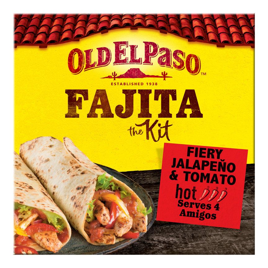 Old El Paso Mexican Fiery Jalapeno & Tomato Fajita Kit