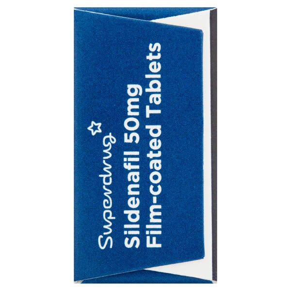 Superdrug Sildenafil 50mg Film-coated Tablet 4's GOODS Superdrug   