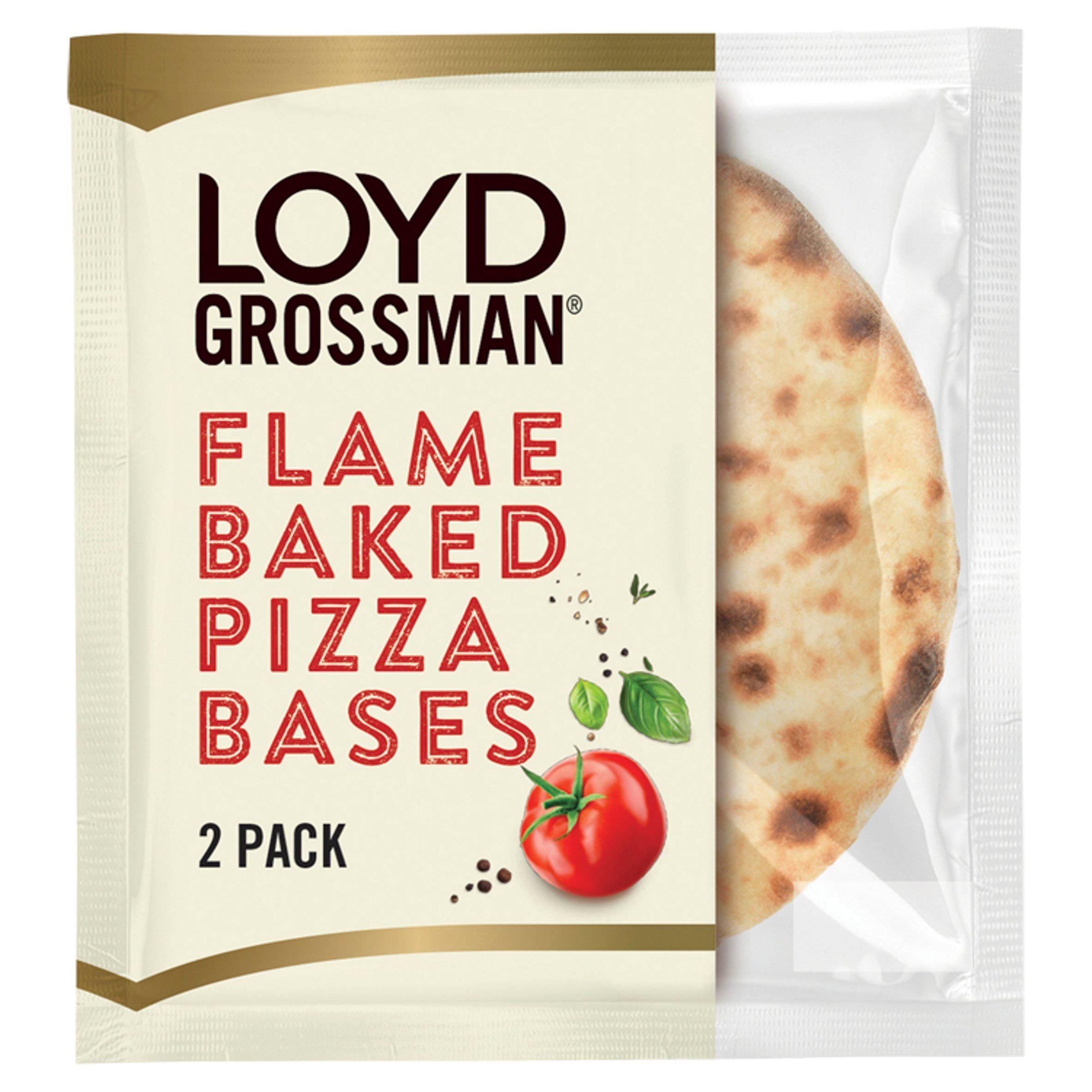 Loyd Grossman Flame Baked Pizza Bases x2 220g GOODS Sainsburys   