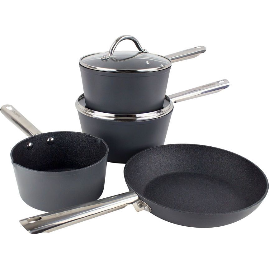 Scoville Pro 4 Piece + Free Frying Pan Cookware Set General Household ASDA   