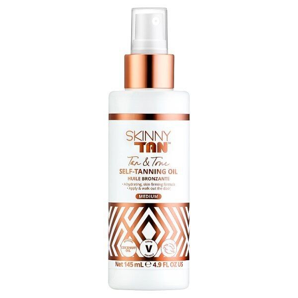 Skinny Tan Tan & Tone Self Tanning Oil Medium 145Ml