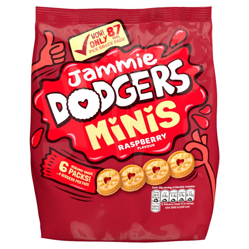 Jammie Dodgers Minis 6 Pack