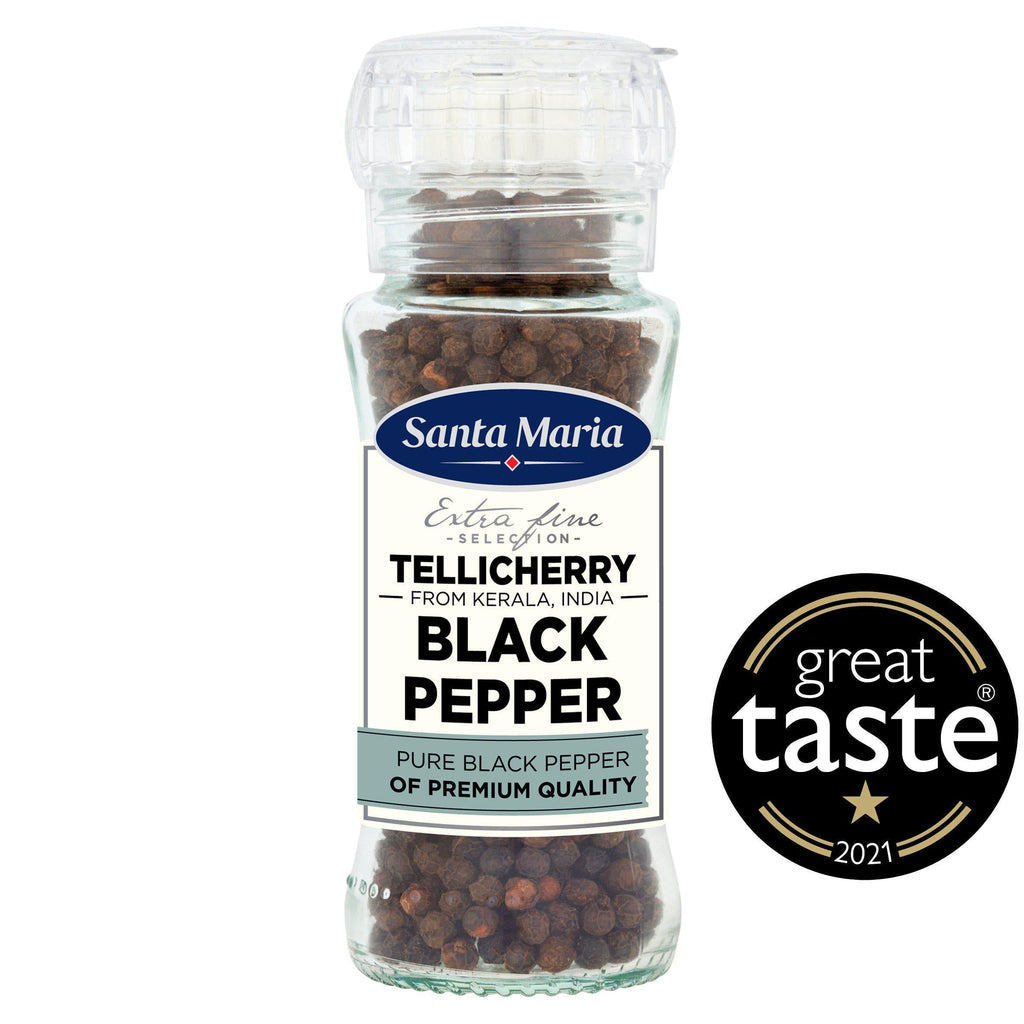 Santa Maria Extra Fine Selection of Spices Tellicherry Black Pepper