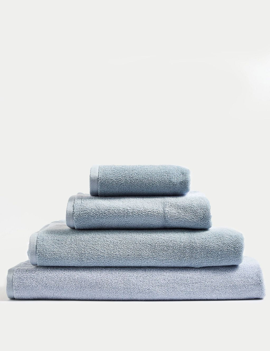 Pure Cotton Striped Towel Bathroom M&S   