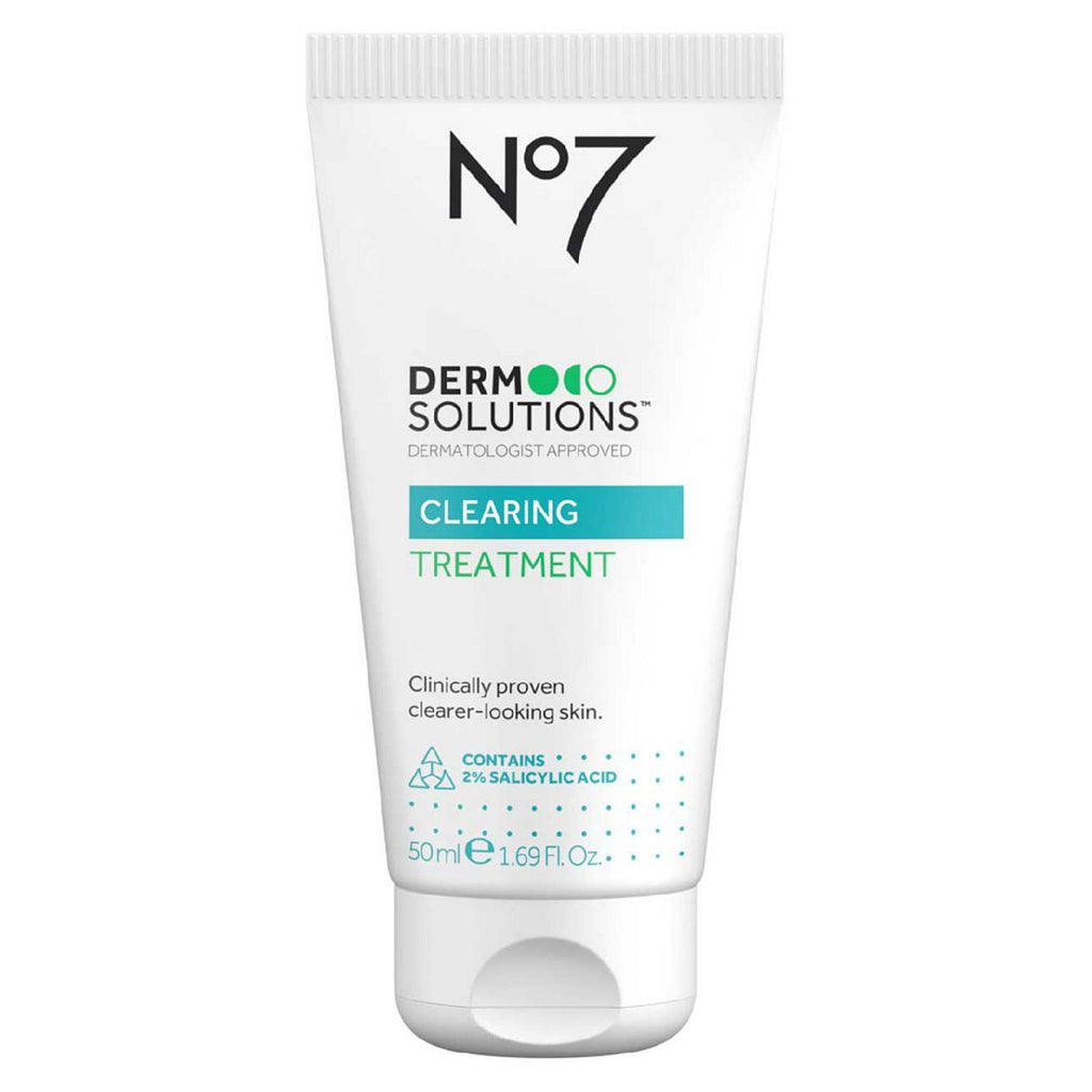 No7 Derm Solutions™ Clearing Treatment Suitable for Normal to Oily, Blemish-Prone Skin with Salicylic Acid 50ml