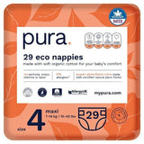 Pura Premium Eco Baby Nappies, Size 4 (7-18kg) 29 Nappies GOODS Superdrug   