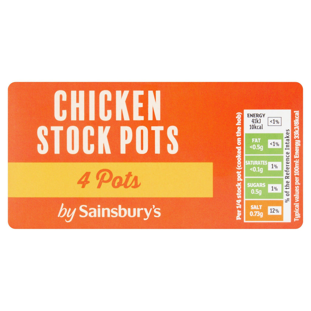 Sainsbury's Chicken Stockpots x4 112g