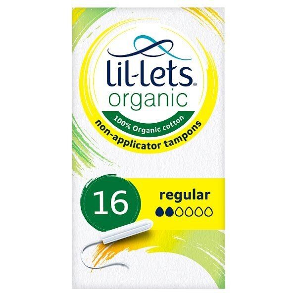 Lil-Lets Organic Non-Applicator Regular 16 per pack GOODS Superdrug   