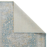 Elegant Heirloom Blue & Ivory Patterned Rug in 2 Sizes - McGrocer