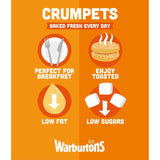 Warburtons Crumpets   9 per pack