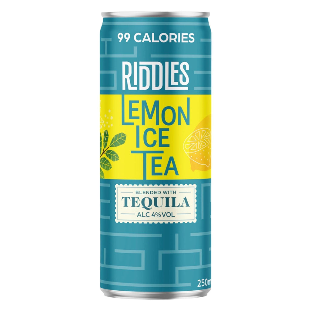 Riddles Lemon Ice Tea Blended with Tequila 250ml