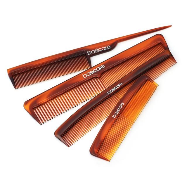 4 Comb Family Pack Tortoise Shell Effect    4 per pack