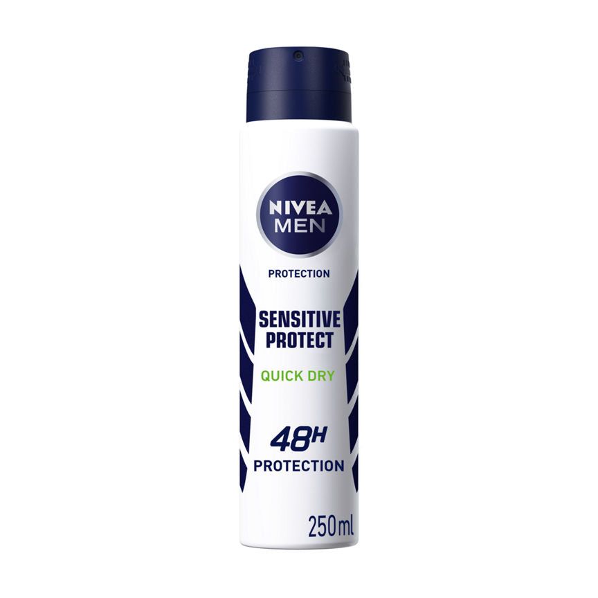 Nivea Men Anti-Perspirant Deodorant Spray Sensitive Protect 48 Hours Deo GOODS ASDA   