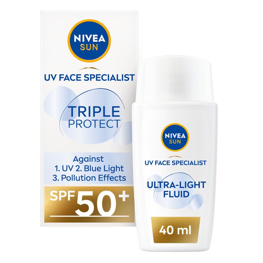 Nivea UV Face Specialist Triple Protect Sun Fluid SPF 50+ 40ML