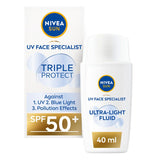 Nivea UV Face Specialist Triple Protect Sun Fluid SPF 50+ 40ML GOODS ASDA   