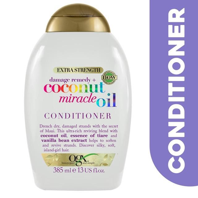 OGX Damage Remedy+ Coconut Oil Extra Strength pH Balanced Conditioner   385ml GOODS M&S   