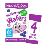 Kiddylicious Blueberry Mini Wafers Baby Snacks Multi   4 x 4g GOODS M&S   