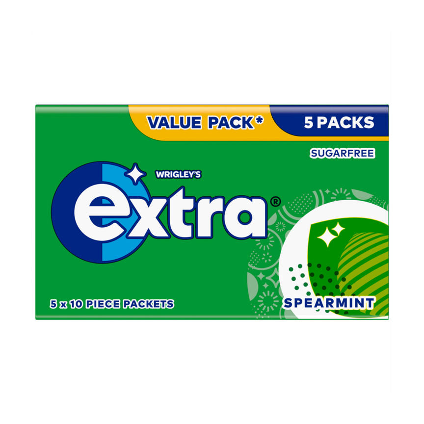 Wrigley's Extra Spearmint 5 x 14g (70g)