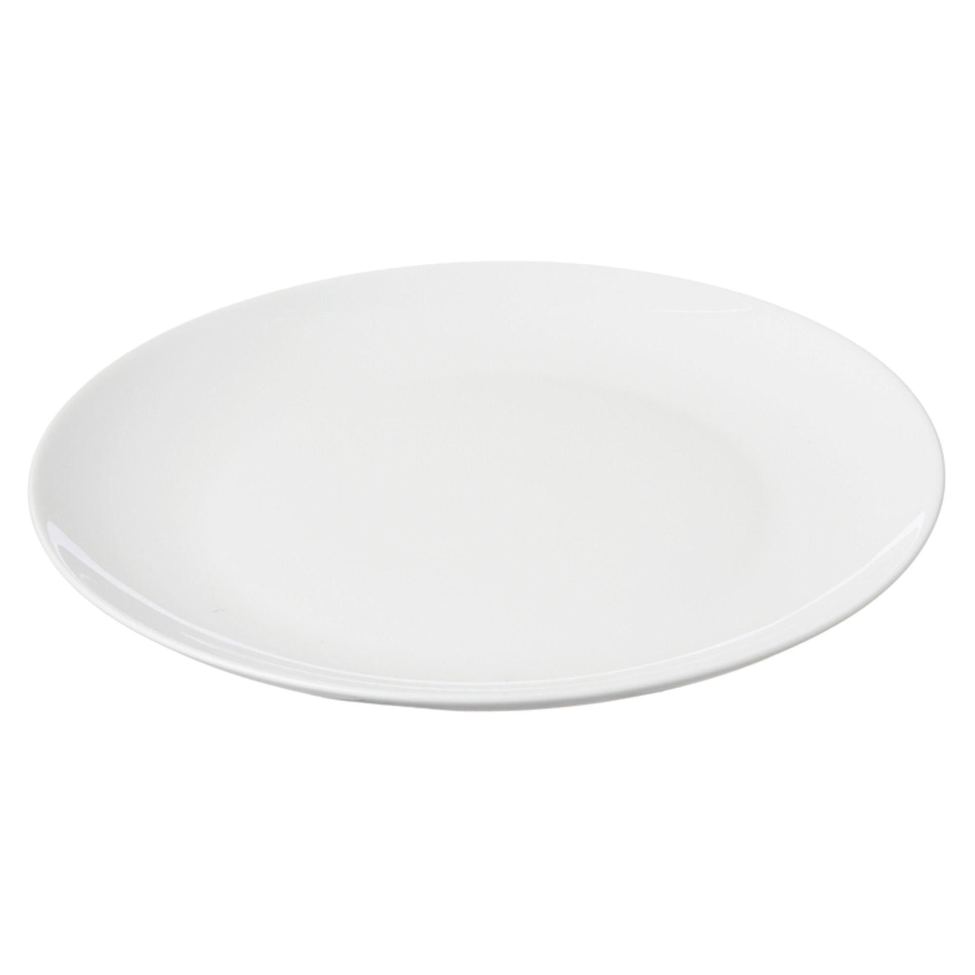 Sainsbury's Home Coupe Dinner Plate White GOODS Sainsburys   