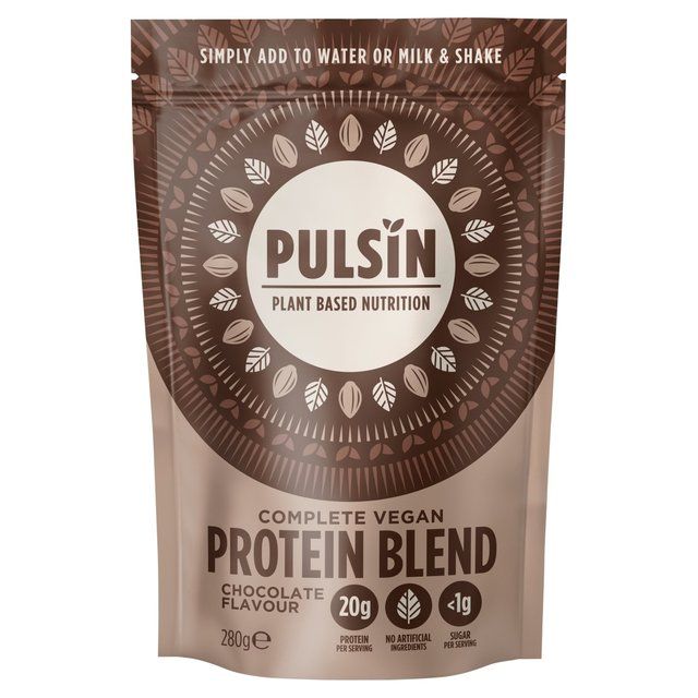 Pulsin Complete Vegan Protein Blend Chocolate   280g GOODS M&S   