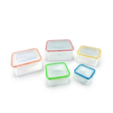 Lock & Lock Square Food Container Set   5 per pack GOODS M&S   