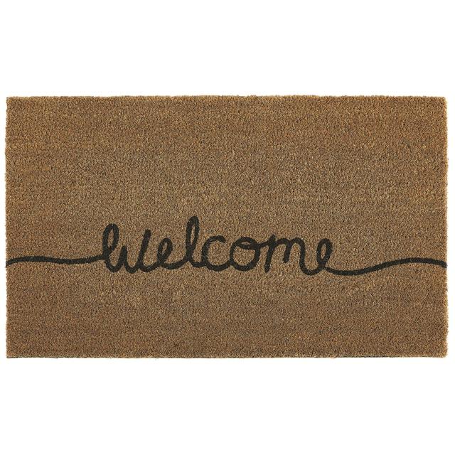 Welcome Printed Door Mat GOODS M&S   