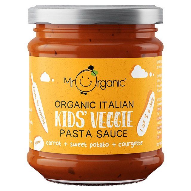 Mr Organic Kids Pasta Sauce Carrot Sweet Potato & Courgette   200g