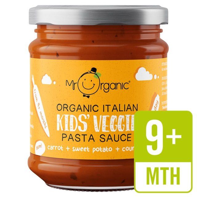 Mr Organic Kids Pasta Sauce Carrot Sweet Potato & Courgette   200g