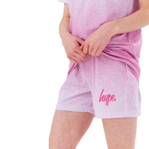 Hype Girls Speckle Fade Script Short Pyjama Set (3-4 Years)