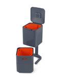 Joseph® Joseph Grey Totem Compact 40L Waste Separation Unit Bin