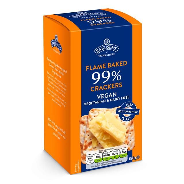 Rakusen's 99% Fat Free Crackers   150g