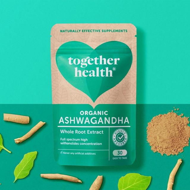 Together WholeHerbs Ashwagandha Vegetable Capsules    30 per pack