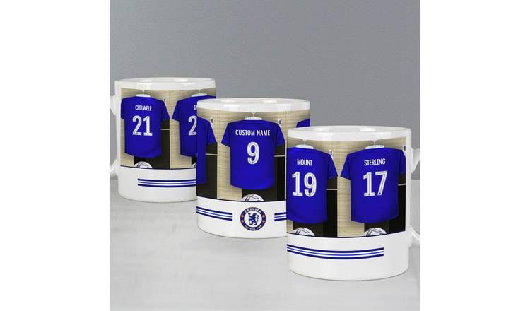 Personalised Message Chelsea FC Dressing Room Mug