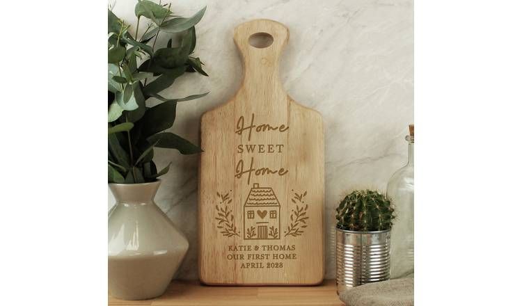 Personalised Message Home Wooden Paddle Board