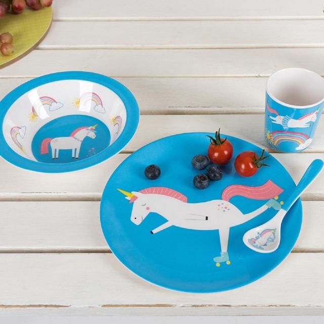 REX London Unicorn Melamine Plate