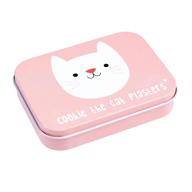 Rex London Cookie the Cat Plasters in a Tin    30 per pack