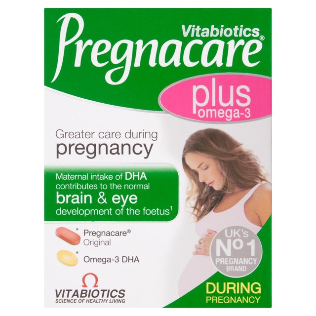 Vitabiotics Pregnacare Plus Brain & Eye Omega-3 DHA Tablets    56 per pack