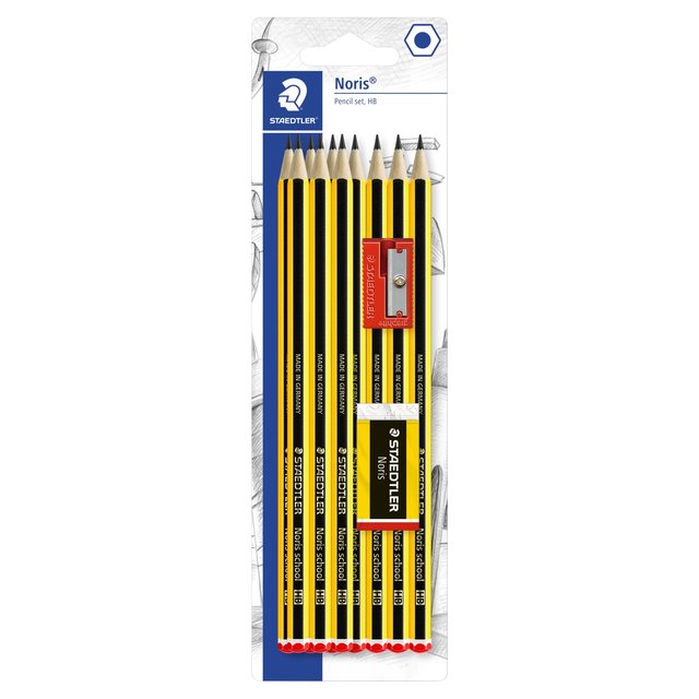 Staedtler Noris HB Pencil Eraser & Sharpener Set GOODS M&S   