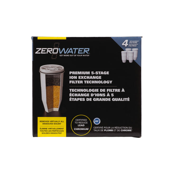 ZeroWater Replacement Water Filters   4 per pack GOODS M&S   