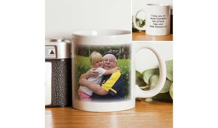 Personalised Message Photo Upload Mug