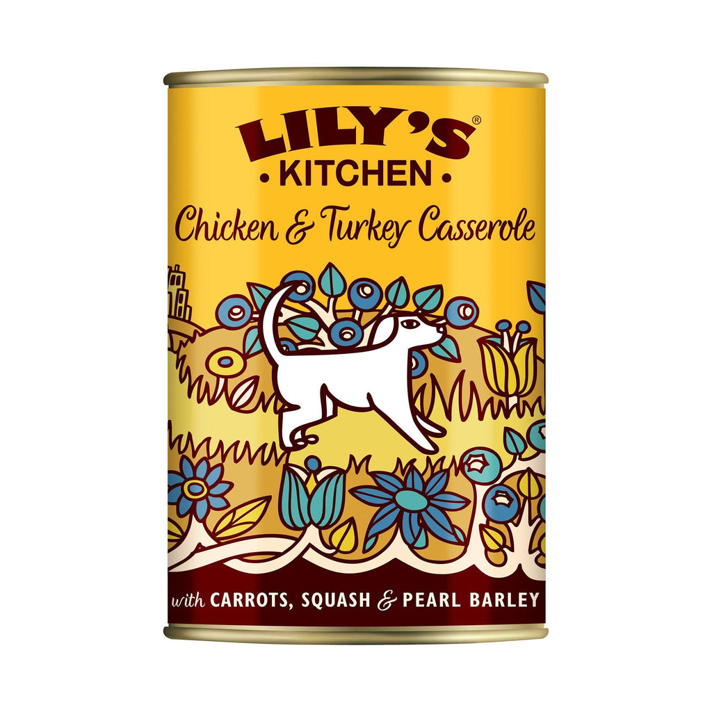 Lily's Kitchen Proper Food for Dogs Chicken & Turkey Casserole 400g