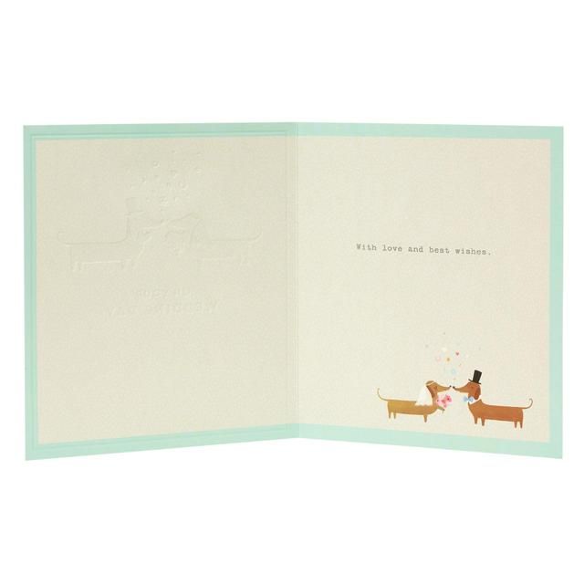 Sausage Dog Wedding Card