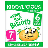 Kiddylicious Apple Soft Biscotti Baby Snacks Multi   6 x 20g