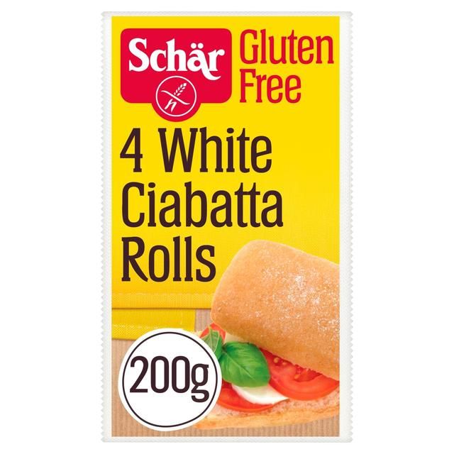 Schar Free From Ciabatta Rolls   4 per pack