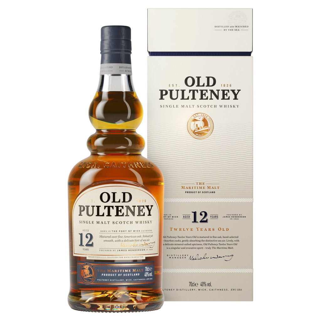 Old Pulteney Twelve Years Old Single Malt Scotch Whisky 70cl