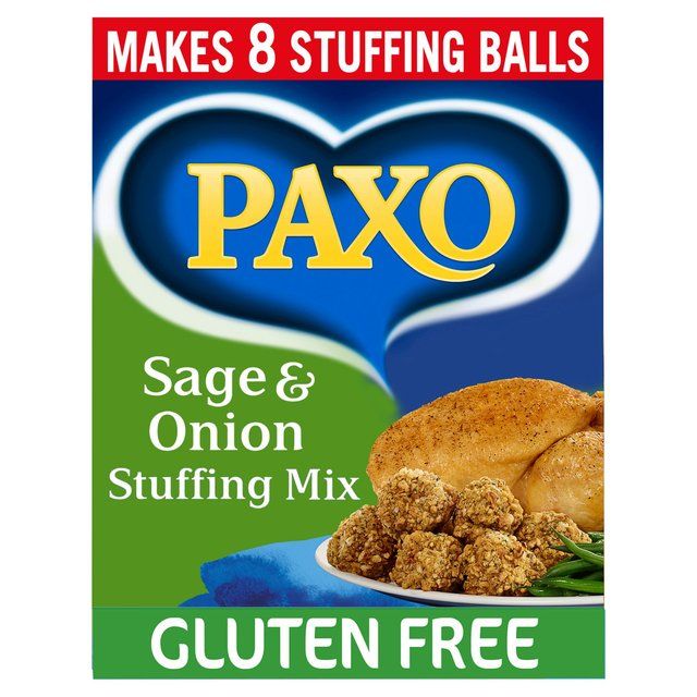 Paxo Gluten Free Sage & Onion Stuffing Mix   150g