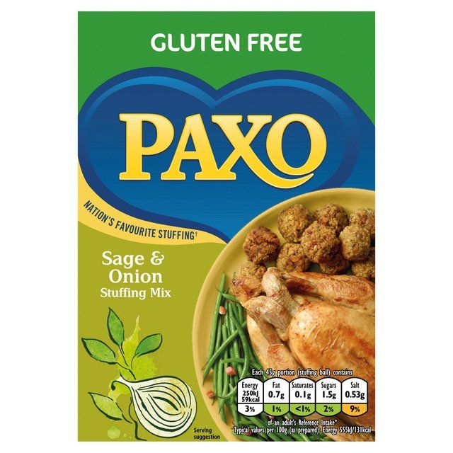 Paxo Gluten Free Sage & Onion Stuffing Mix   150g GOODS M&S   