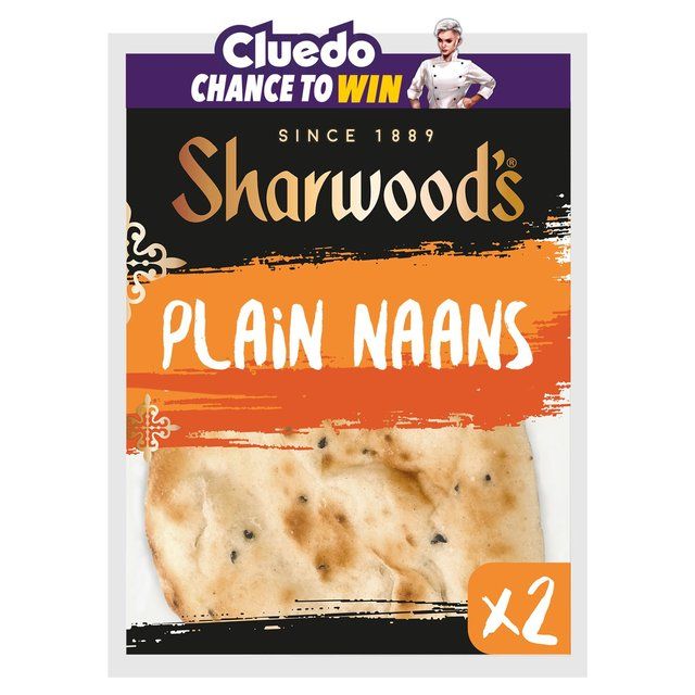 Sharwood's Naans Plain   2 per pack GOODS M&S   