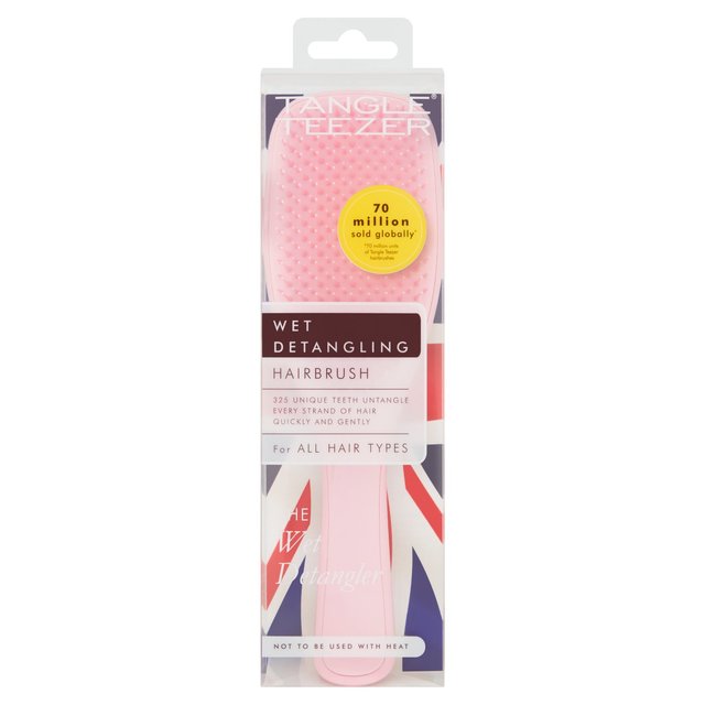 Tangle Teezer The Wet Detangler Hairbrush Millennial Pink GOODS M&S   